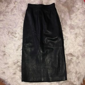 Leather Skirt